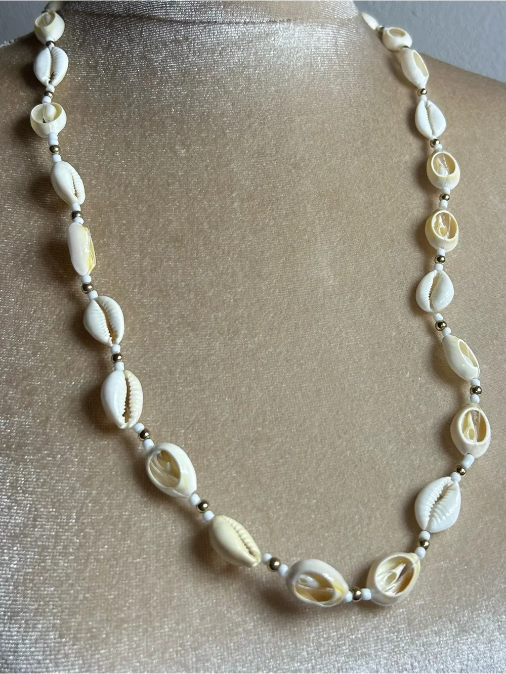 Cowrie Bead Necklace